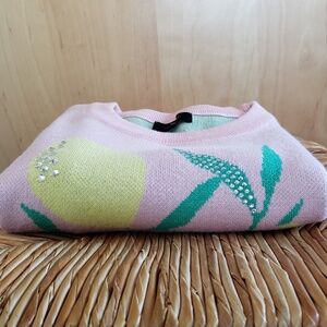 Lemons Plush Sweater Size XL NEW!
